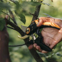 Fiskars Plus PowerLever P721 pruning shears Bypass Black, Orange
