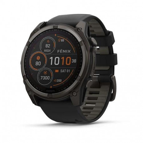 Garmin fenix 8 3.56 cm (1.4") 51 mm Digital 280 x 280 pixels Touchscreen Titanium Wi-Fi GPS