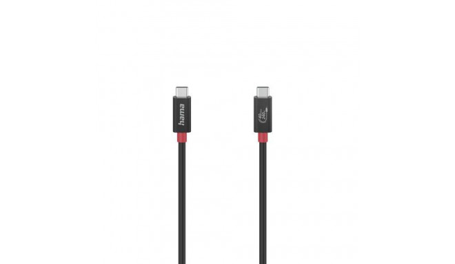 Hama 00200779 USB cable USB4 Gen 3x2 1 m USB C Black