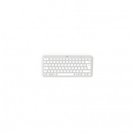 Hama WK-500 keyboard Home/Office RF Wireless + Bluetooth QWERTZ German Grey, White
