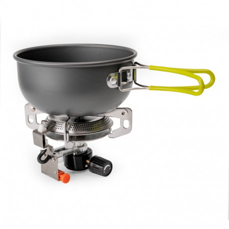 PLATINET CAMPING GAS STOVE + ACCESSORIES PALNIK NA KARTUSZ GAZOWY Z AKCESORIAMI [46133]