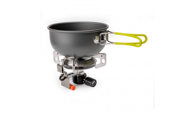 PLATINET CAMPING GAS STOVE + ACCESSORIES PALNIK NA KARTUSZ GAZOWY Z AKCESORIAMI [46133]