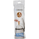 Brabantia PerfectFit Bin Liner Type X, 12 L, 20 Bags