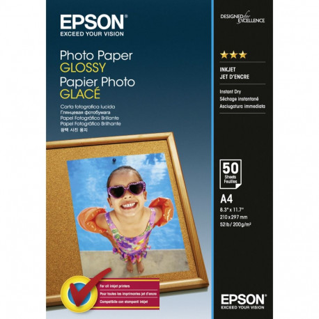 Epson Photo Paper Glossy A 4 50 Sheets 200 g