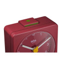 Braun BC 02 R quartz alarm clock red