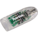 Hama USB 2.0 Card Reader 8in1 SD/microSD transparent     91092