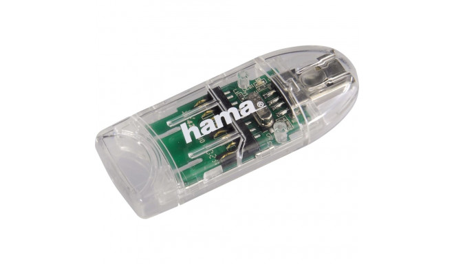Hama USB 2.0 mälukaardilugeja 8in1 SD/microSD läbipaistev 91092