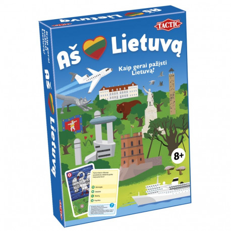 TACTIC Board game I Love Lithuania (In Lithuanian lang.)