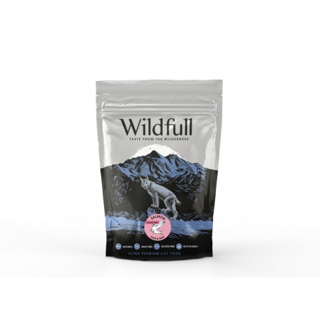 Wildfull Salmon Hair & Skin cat food 400g