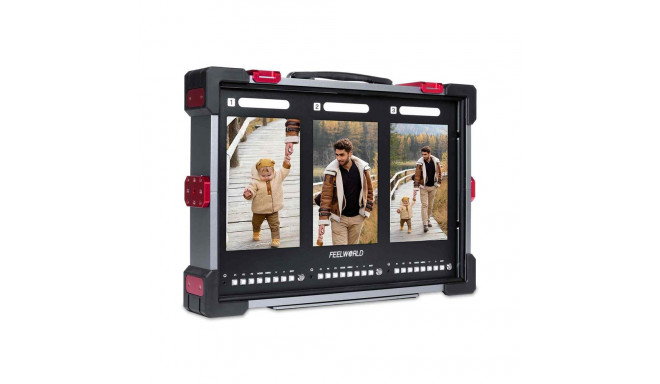 Feelworld PS101 Triple 10.1 inch Vertical Display Monitor