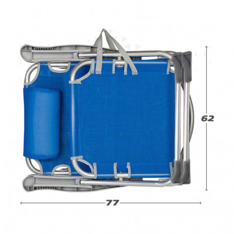 Beach Chair Colorbaby 48 x 60 x 90 cm Blue