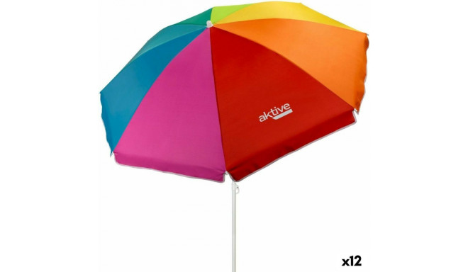 Umbrella Aktive Multicolour 180 x 185 x 180 cm 180 x 180 x 180 cm 180 x 189 x 180 cm (12 Units)