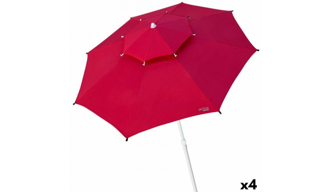 Umbrella Aktive Red 280 x 263 x 280 cm (4 Units)