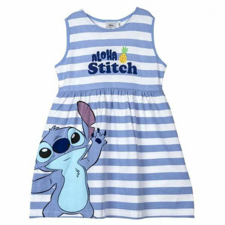 Dress Stitch Blue Girl - 5 Years