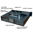 ATX Semi-tower Korpus Techly I-CASE IPC-240L Must