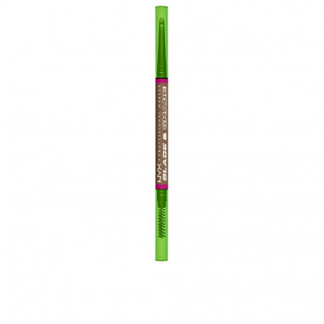 NYX PROFESSIONAL MAKE UP BLADE & SHADE NANO lápiz de cejas #04-Taupe 1 u