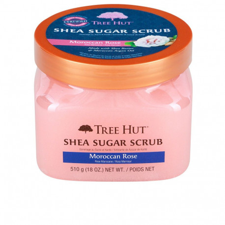 TREE HUT EXFOLIANTE de azúcar rosa de marruecos 510 gr