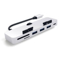 Satechi USB-C Clamp Pro Hub for iMac -adapteri, Silver