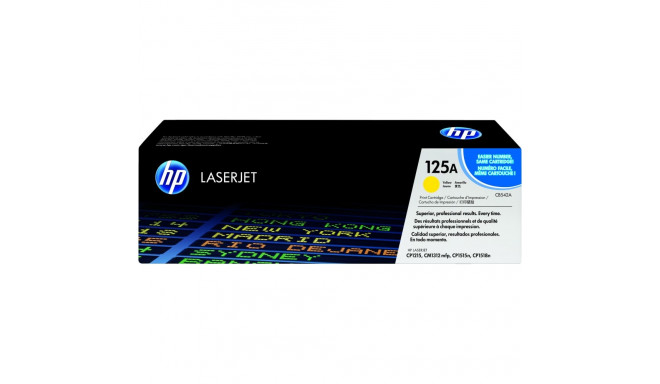 "HP 125A original Colour LaserJet Toner cartridge CB542A yellow standard capacity 1.400 pages 1-pack
