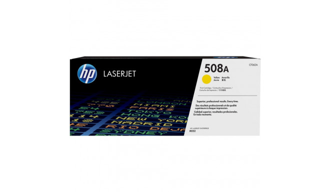 "HP 508A original Toner cartridge CF362A yellow 5.000 pages standard capacity"