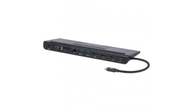 "MANHATTAN USB-C 11-in-1-Dockingstation MST für drei Monitore"