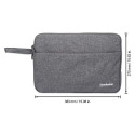 "MANHATTAN Seattle Notebook Sleeve 14.5"" wasserfest anthrazit"