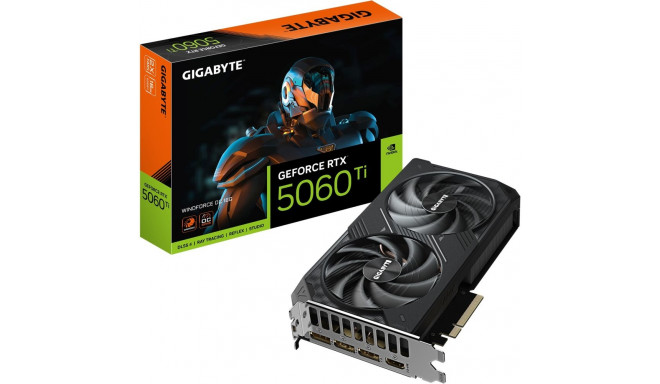 "GIGABYTE GeForce RTX 5060 Ti WINDFORCE OC 16GB"