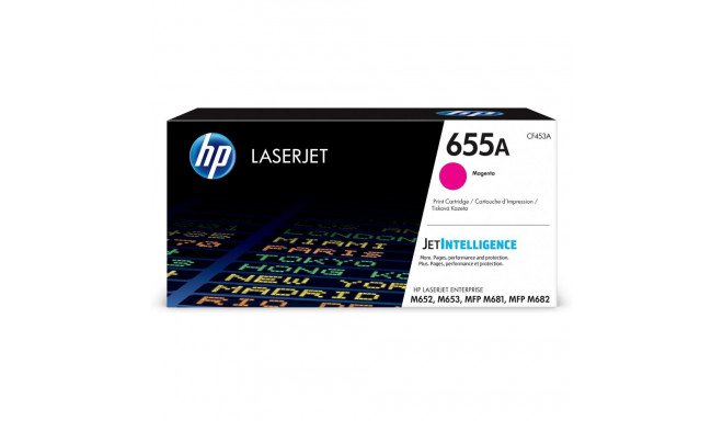 "HP 655A Original LaserJet Toner Magenta"