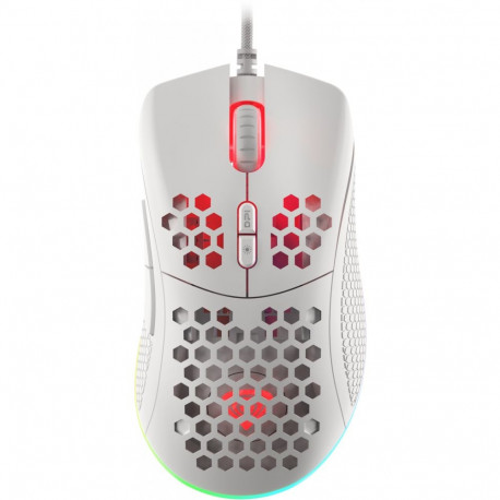 "Genesis Gaming Maus KRYPTON 555 RGB kabelgeb. weiß"