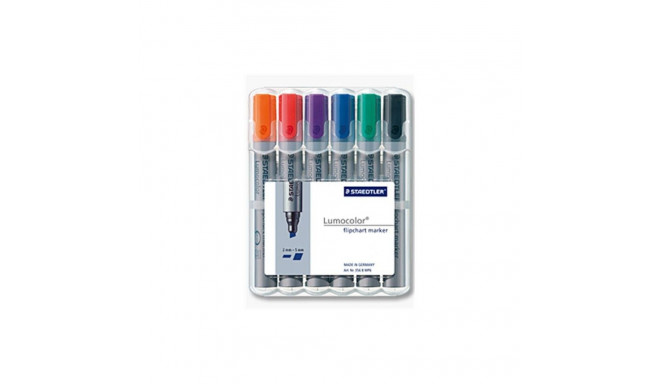 "STAEDTLER Flipchartmarker Lumocolor 6St Box"