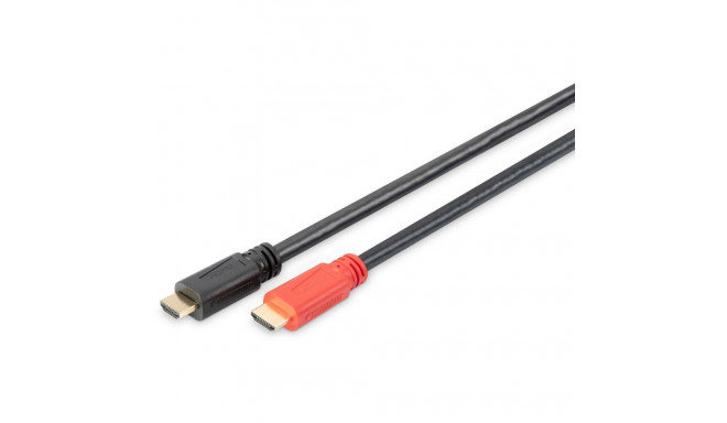"DIGITUS HDMI High Speed Anschlusskabel,mit Verstärker,30m,sw"