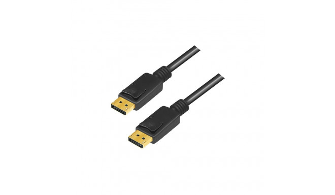 "Logilink DisplayPort-Kabel. DP/M zu DP/M. 8K/60 Hz. schw. 5m"