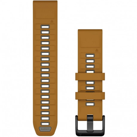 "Garmin Ersatzarmband QuickFit 22mm Silikon Autumn/Kieselgrau"