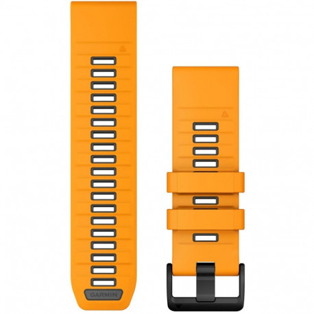 Garmin asendusrihm QuickFit 26mm silikoon, oranž/grafiit