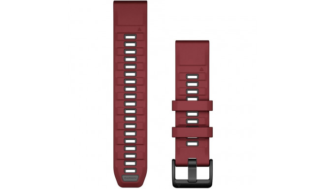 "Garmin Ersatzarmband QuickFit 22mm Silikon Marsala/Graphit"