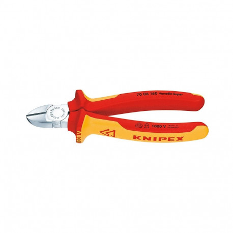 "KNIPEX Seitenschneider verchromt 160 mm"