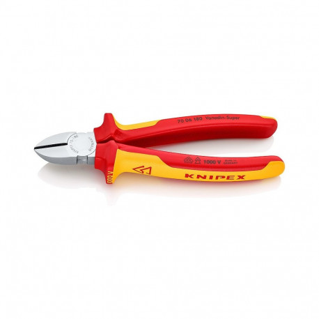 "KNIPEX Seitenschneider verchromt 180 mm"