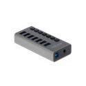 "DELOCK Externer SuperSpeed USB Hub mit 7 Ports + Schalter"
