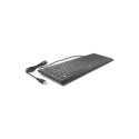 "DELOCK USB Tastatur kabelgebunden 1.5m schwarz mit XXL Buchstaben und Beleuchtung"