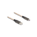 "DELOCK USB 2.0 Kabel Typ-A zu USB Type-C mit RGB Beleuchtung"
