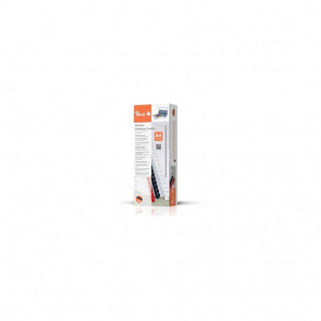 "Peach Binderücken schwarz 10mm 100er-Pack"