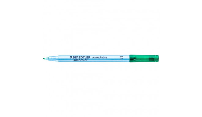 "STAEDTLER Folienstift Lumocolor correc F grün 10 Stück"
