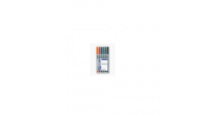 "STAEDTLER Folienstift Lumocolor F nonperm 6St"
