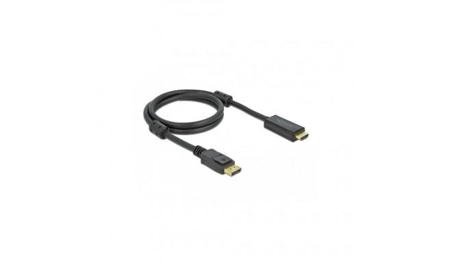 "DELOCK Aktives DisplayPort 1.2 zu HDMI Kabel 4K 60Hz 1m"