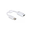 "DELOCK Adapter Displayport-St > HDMI-Bu weiss"