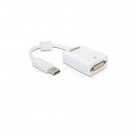 "DELOCK Adapter Displayport-St > DVI24+5-Bu weiss"