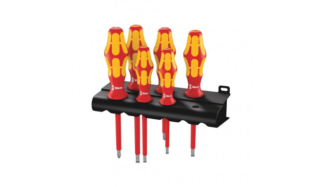 "Wera Schraubendrehersatz Plus Serie 100 + Rack 6-tlg. 160i/6"