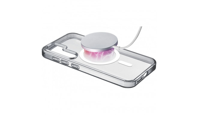 "Cellularline Gloss MagSafe Case MAG fr Samsung S25+ Clear"