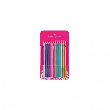 "FABER-CASTELL Buntstifte Sparkle 12er Metalletui"