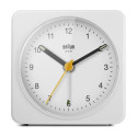"Braun BC 03 W Quarzwecker analog wei"